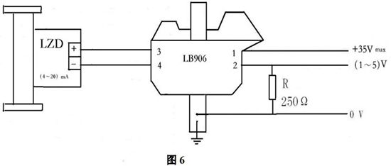 金属管浮子流量计本安防爆型接线图