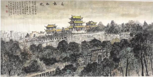 现代?园??画派的创始?浔陌作品赏析-图2